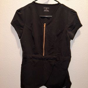 Jaanuu black scrub set